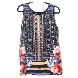 Patterned Cynthia Rowley Tank Top - XL
